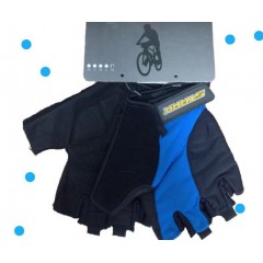 Перчатки велосипедные Stark NC-618 черно-синие с открытыми пальцами с доставкой по Москве и всей России